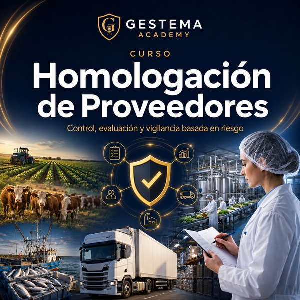 Curso Homologación y evaluación de proveedores alimentarios